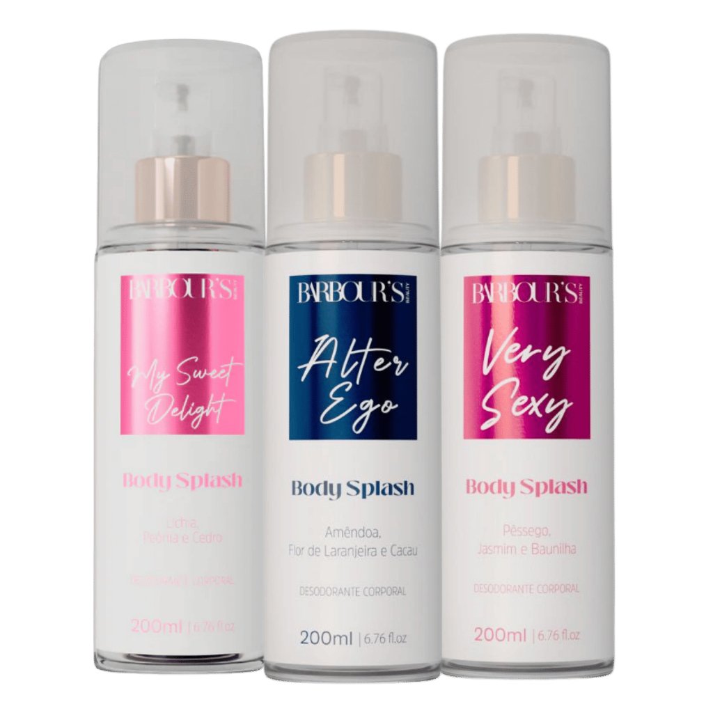 Kit 3 Body Splash Delight Very Sexy Alter Ego Barbours