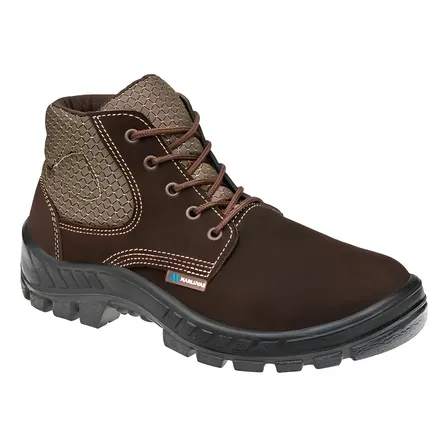 Bota Botina De Segurança Coturno Nobuck Marluvas Epi Com Ca