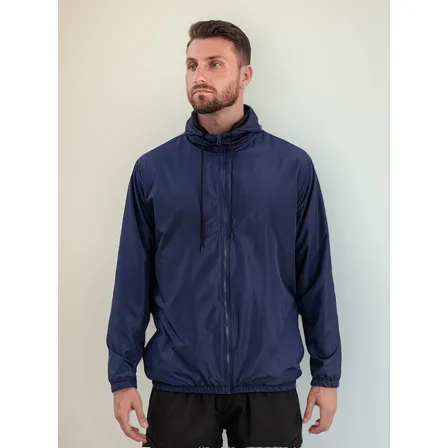 Jaqueta Corta Vento Impermeável Semi Forrada Com Capuz - T&g