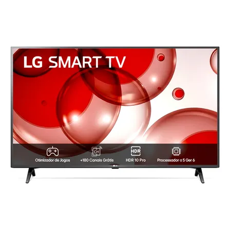 Smart Tv Profissional LG 43  Full Hd Processador A5 Ger6 Ai Alexa Integrada Webos 23  43lr671c-b