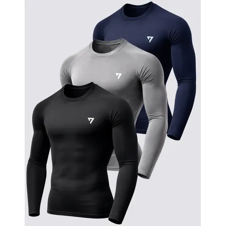 Kit 3 Camisetas Térmicas Masculina Segunda Pele Camisa Uv50-