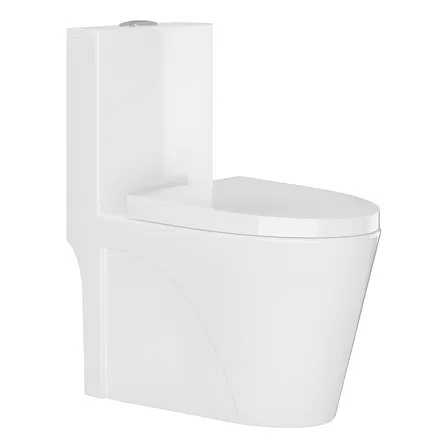 Vaso Sanitário Monobloco Caixa Acoplada Completo - Privada Cor Branco - Vab0002
