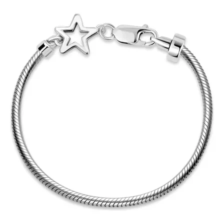 Pulseira Life Estrela Em Prata 925