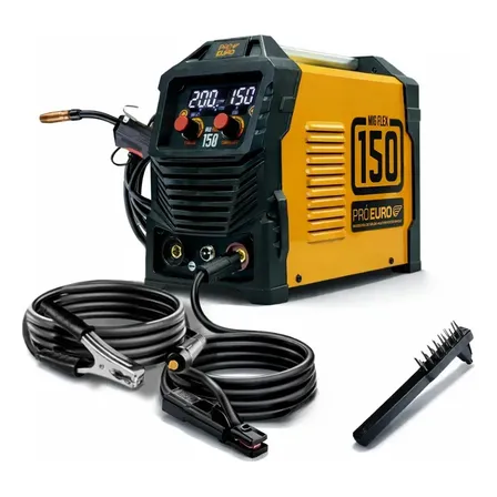 Máquina de Solda Multiprocesso MIG Flex 150a Pró Euro Bivolt MIG sem gás MMA TIG