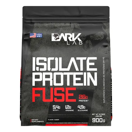 Whey Isolate Protein Fuse 900g Dark Lab Sabor Morango