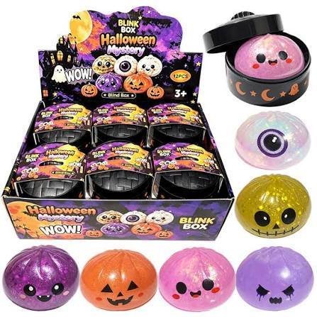 Brinquedo Squishy  Grande Surpresa Dumpling Halloween Pãozinho Antiestress apertar